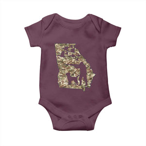 Georgia Duck Hunting Season Baby Onesie Labrador Retriever Hunter Gift TS12 Maroon Print Your Wear