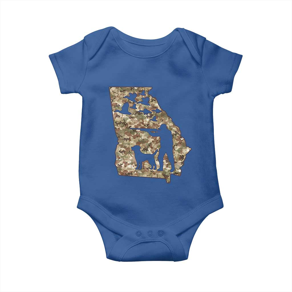 Georgia Duck Hunting Season Baby Onesie Labrador Retriever Hunter Gift TS12 Royal Blue Print Your Wear