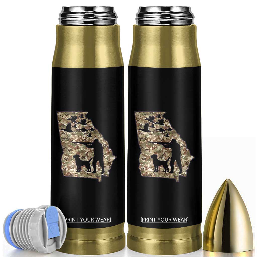 Georgia Duck Hunting Season Bullet Tumbler Labrador Retriever Hunter Gift TS12 Black Print Your Wear