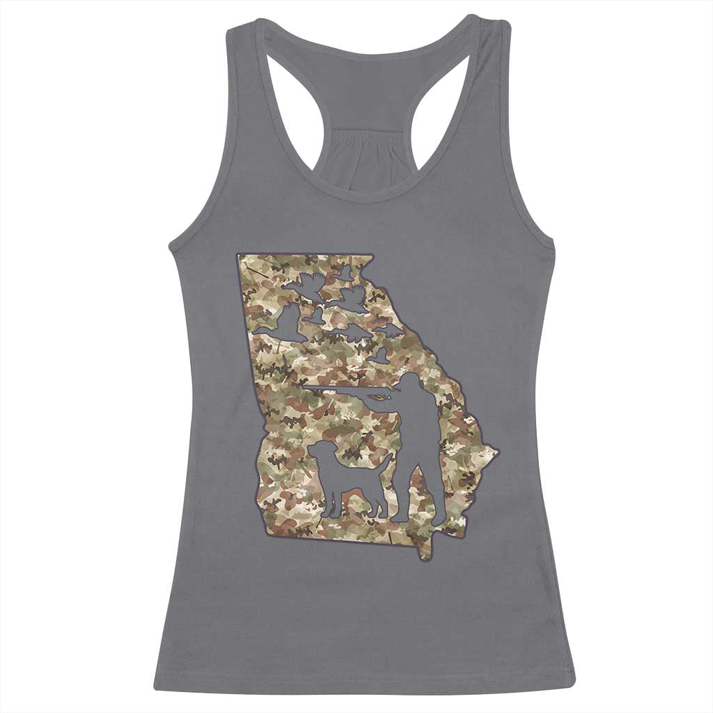 Georgia Duck Hunting Season Racerback Tank Top Labrador Retriever Hunter Gift TS12 Charcoal Print Your Wear