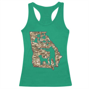 Georgia Duck Hunting Season Racerback Tank Top Labrador Retriever Hunter Gift TS12 Irish Green Print Your Wear