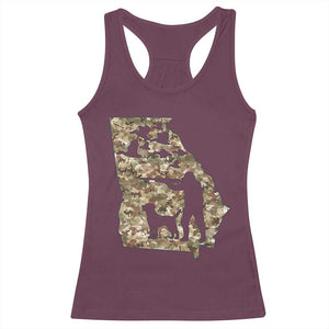 Georgia Duck Hunting Season Racerback Tank Top Labrador Retriever Hunter Gift - Print Your Wear
