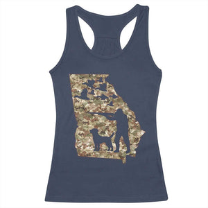Georgia Duck Hunting Season Racerback Tank Top Labrador Retriever Hunter Gift - Print Your Wear