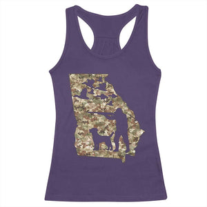 Georgia Duck Hunting Season Racerback Tank Top Labrador Retriever Hunter Gift TS12 Purple Print Your Wear