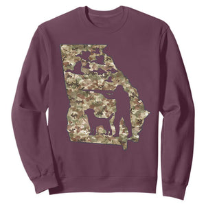 Georgia Duck Hunting Season Sweatshirt Labrador Retriever Hunter Gift - Print Your Wear