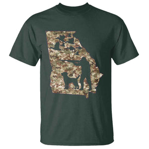 Georgia Duck Hunting Season T Shirt Labrador Retriever Hunter Gift TS12 Dark Forest Green Print Your Wear