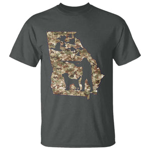 Georgia Duck Hunting Season T Shirt Labrador Retriever Hunter Gift TS12 Dark Heather Print Your Wear