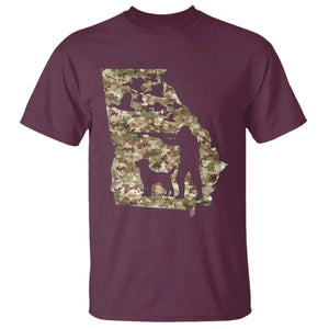 Georgia Duck Hunting Season T Shirt Labrador Retriever Hunter Gift TS12 Maroon Print Your Wear