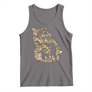 Georgia Duck Hunting Season Tank Top Labrador Retriever Hunter Gift TS12 Deep Heather Print Your Wear