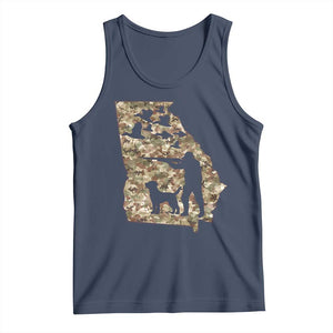 Georgia Duck Hunting Season Tank Top Labrador Retriever Hunter Gift TS12 Navy Print Your Wear