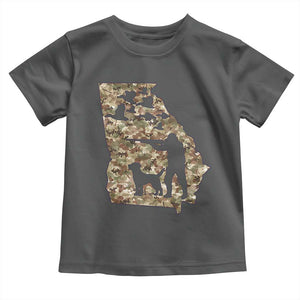 Georgia Duck Hunting Season Toddler T Shirt Labrador Retriever Hunter Gift TS12 Dark Heather Print Your Wear