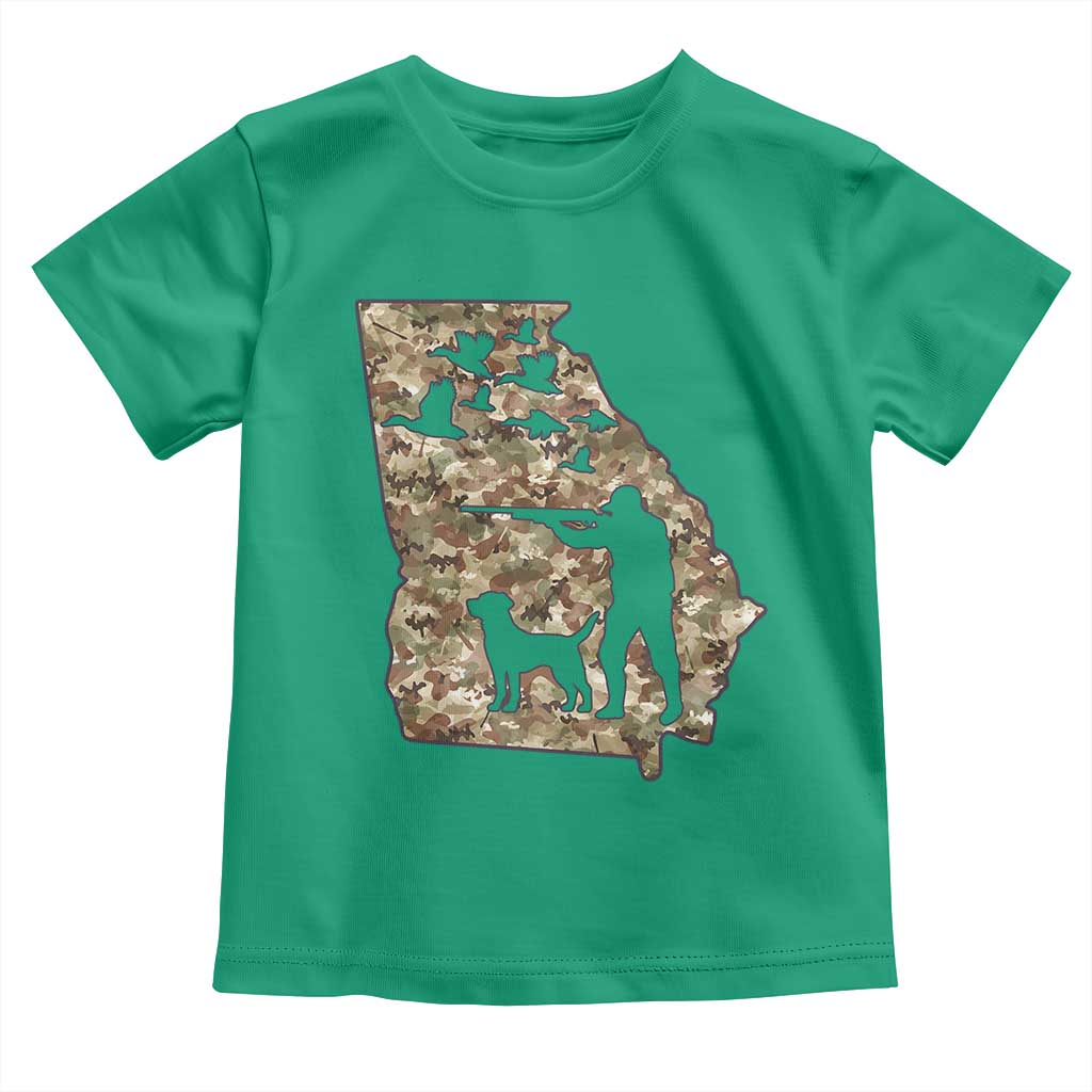 Georgia Duck Hunting Season Toddler T Shirt Labrador Retriever Hunter Gift TS12 Irish Green Print Your Wear