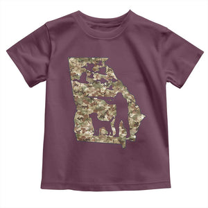 Georgia Duck Hunting Season Toddler T Shirt Labrador Retriever Hunter Gift TS12 Maroon Print Your Wear