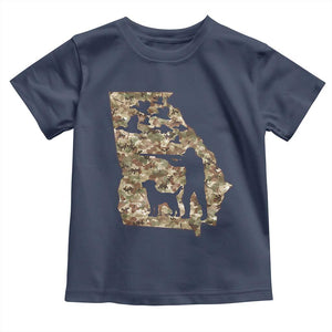 Georgia Duck Hunting Season Toddler T Shirt Labrador Retriever Hunter Gift TS12 Navy Print Your Wear