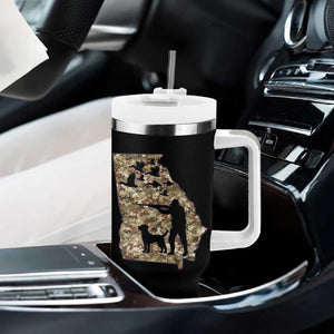 Georgia Duck Hunting Season Tumbler With Handle Labrador Retriever Hunter Gift TS12 Print Your Wear