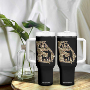 Georgia Duck Hunting Season Tumbler With Handle Labrador Retriever Hunter Gift TS12 Print Your Wear