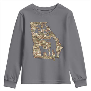 Georgia Duck Hunting Season Youth Sweatshirt Labrador Retriever Hunter Gift TS12 Charcoal Print Your Wear