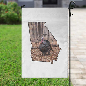 Georgia Turkey Hunting Garden Flag Camo American Flag Hunter Gift TS12 Print Your Wear