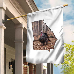 Georgia Turkey Hunting Garden Flag Camo American Flag Hunter Gift TS12 Print Your Wear
