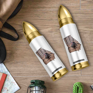 Georgia Turkey Hunting Bullet Tumbler Camo American Flag Hunter Gift TS12 Print Your Wear