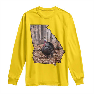 Georgia Turkey Hunting Long Sleeve Shirt Camo American Flag Hunter Gift TS12 Daisy Print Your Wear
