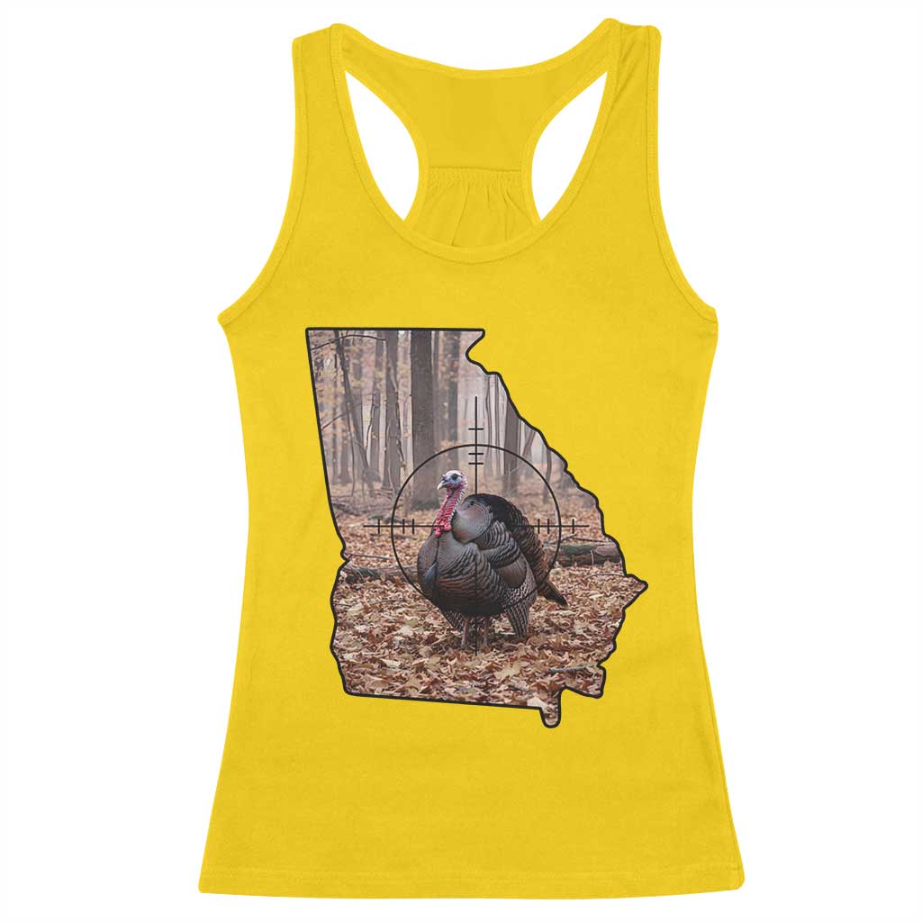 Georgia Turkey Hunting Racerback Tank Top Camo American Flag Hunter Gift TS12 Daisy Print Your Wear