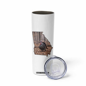 Georgia Turkey Hunting Skinny Tumbler Camo American Flag Hunter Gift TS12 Print Your Wear