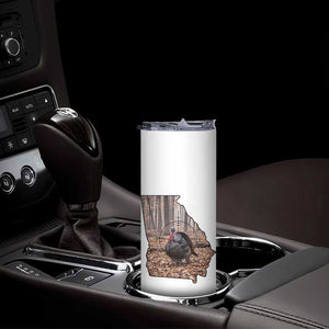 Georgia Turkey Hunting Skinny Tumbler Camo American Flag Hunter Gift TS12 Print Your Wear