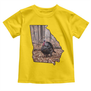 Georgia Turkey Hunting Toddler T Shirt Camo American Flag Hunter Gift TS12 Daisy Print Your Wear