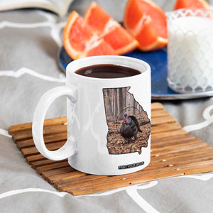 Georgia Turkey Hunting Coffee Mug Camo American Flag Hunter Gift TS12 Print Your Wear