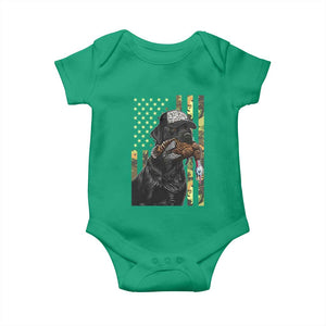 Camo Hunting Dog Turkey American Pride Gift Baby Onesie TS12 Irish Green Print Your Wear