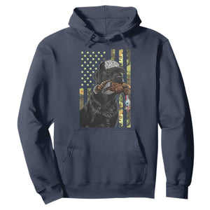 Camo Hunting Dog Turkey American Pride Gift Hoodie TS12 Navy Print Your Wear