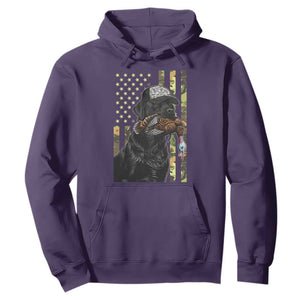 Camo Hunting Dog Turkey American Pride Gift Hoodie TS12 Purple Print Your Wear