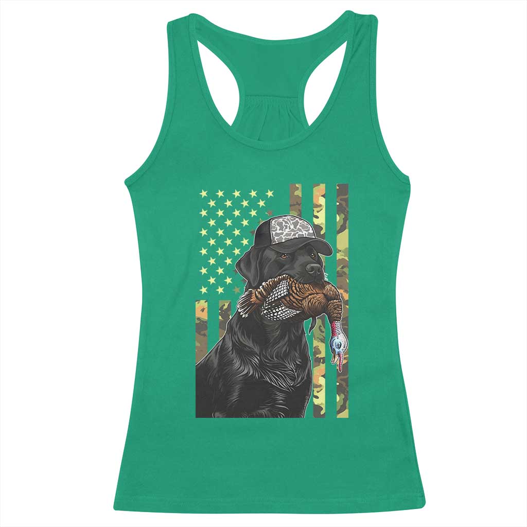 Camo Hunting Dog Turkey American Pride Gift Racerback Tank Top TS12 Irish Green Print Your Wear