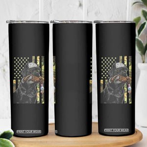 Camo Hunting Dog Turkey American Pride Gift Skinny Tumbler TS12 Print Your Wear