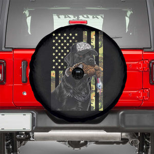 Camo Hunting Dog Turkey American Pride Gift Spare Tire Cover TS12 Black Print Your Wear