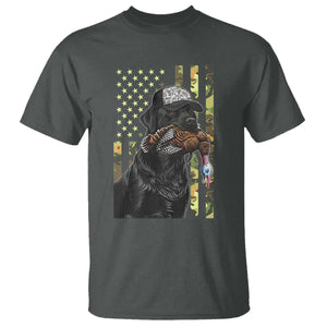 Camo Hunting Dog Turkey American Pride Gift T Shirt TS12 Dark Heather Print Your Wear