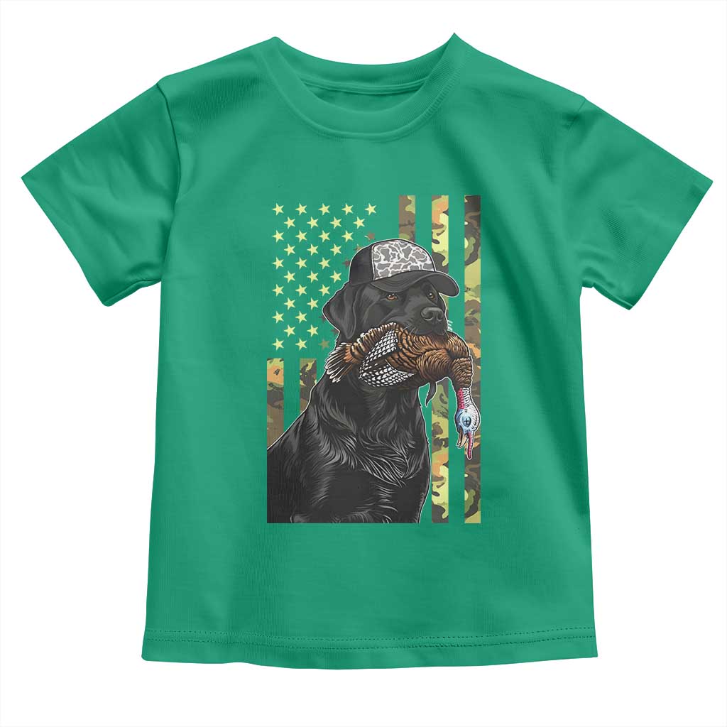 Camo Hunting Dog Turkey American Pride Gift Toddler T Shirt TS12 Irish Green Print Your Wear