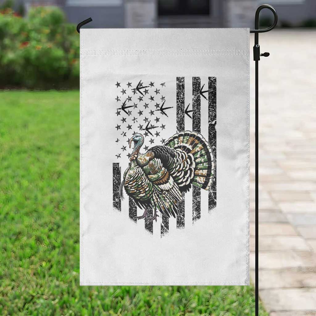 Turkey Hunter Garden Flag Patriotic American Flag Gift TS12 Print Your Wear