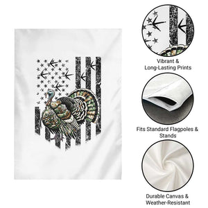 Turkey Hunter Garden Flag Patriotic American Flag Gift TS12 Print Your Wear
