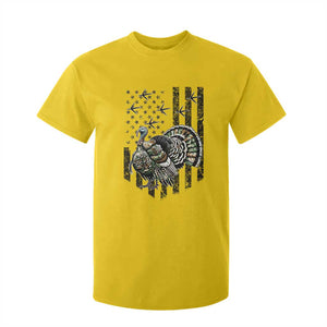 Turkey Hunter T Shirt For Kid Patriotic American Flag Gift TS12 Daisy Print Your Wear
