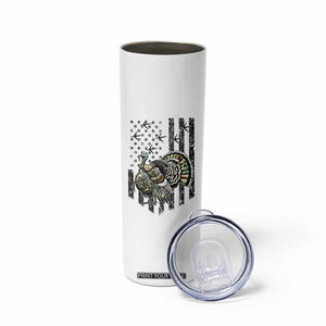Turkey Hunter Skinny Tumbler Patriotic American Flag Gift TS12 Print Your Wear