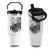 Turkey Hunter Flip Straw Tumbler Patriotic American Flag Gift TS12 One Size: 30 oz White Print Your Wear