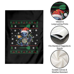 Ugly Christmas Dragon Dart Player Garden Flag Gift For Dartist TS12 Print Your Wear