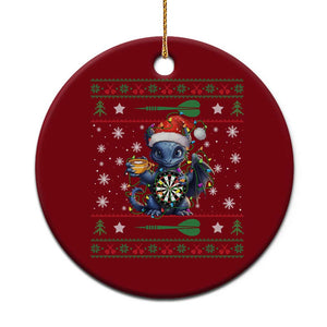 Ugly Christmas Dragon Dart Player Ceramic Ornament Gift For Dartist TS12 1pc Red Print Your Wear