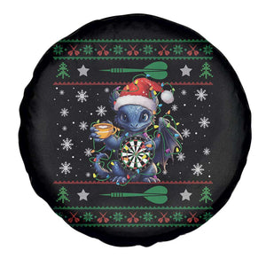Ugly Christmas Dragon Dart Player Spare Tire Cover Gift For Dartist TS12 Print Your Wear