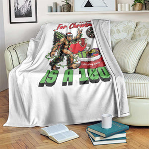 All I Want For Christmas Is A 180 Throw Blanket Bigfoot Lover Dartist Gift TS12 Print Your Wear
