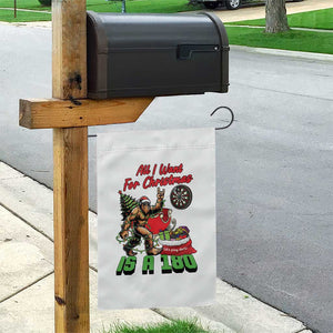 All I Want For Christmas Is A 180 Garden Flag Bigfoot Lover Dartist Gift TS12 Print Your Wear