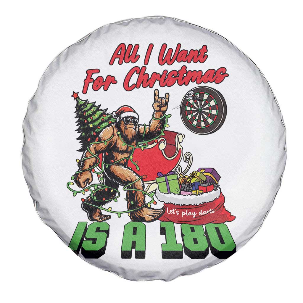 All I Want For Christmas Is A 180 Spare Tire Cover Bigfoot Lover Dartist Gift TS12 Print Your Wear