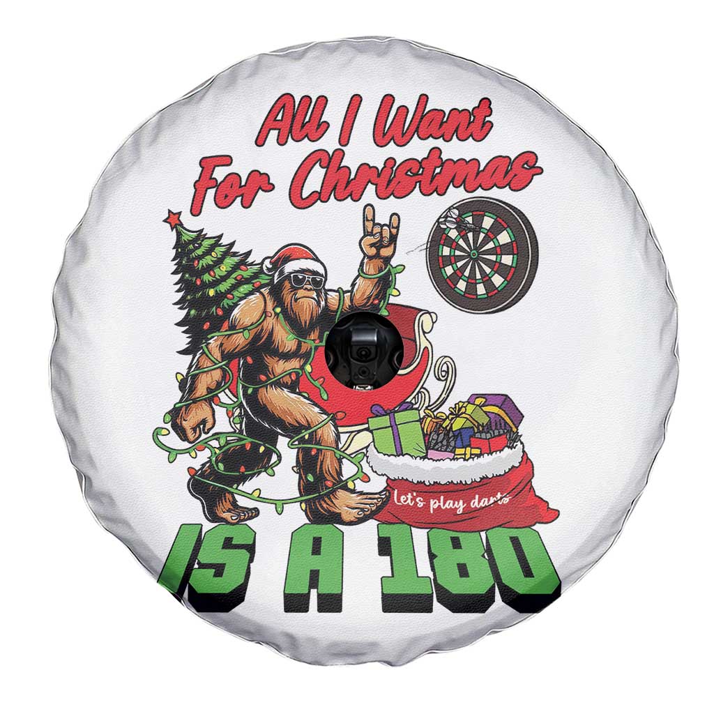 All I Want For Christmas Is A 180 Spare Tire Cover Bigfoot Lover Dartist Gift TS12 Print Your Wear